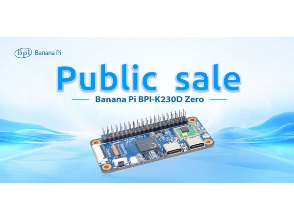 Banana Pi BPI-CanMV-K230D-Zero RISC-V single board computer public sale